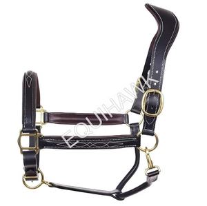 Ligero anatómico inglés sillín caballo Halter estilo occidental cuero de nailon con costura elegante accesorio ecuestre al por mayor - Product Image 1