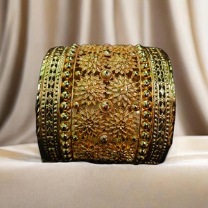 Achetez la dernière conception de bracelets en plaqué or 22 carats ensemble de bracelets de style moderne pour femmes porter des bijoux par les exportateurs - Product Image 1