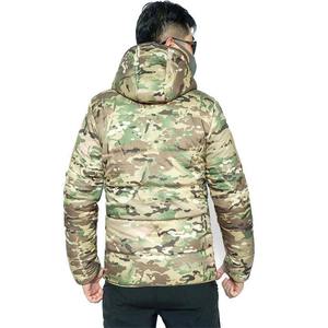 Vestes de chasse en polaire Softshell pour hommes, fabrication en gros OEM, manteaux tactiques d'hiver camouflage et vestes coupe-vent - Product Image 3