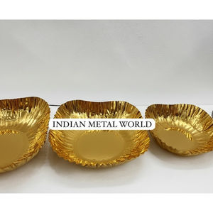 Luxury Gold Finish <b>Hammered</b> Chocolate Serving Bowl Sweets Desserts <b>Holder</b> For Home Hotel And Restaurant Usage On Sale - Product Image 5