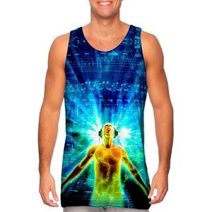 Chemise sans manches sublimée décontractée pour homme Débardeur à sublimation pour usage quotidien Débardeur sublimé doux et extensible - Product Image 6