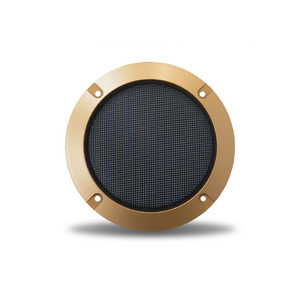 穴あきイエローメタルスピーカーカバー234インチスピーカーグリルオーディオアクセサリー - Product Image 4