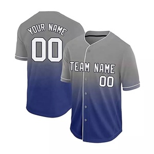 Nueva Llegada, Ropa Deportiva de Béisbol y Sóftbol Sublimada 100% Poliéster, Ropa de Entrenamiento Transpirable para Jugadores con Diseño Impreso - Product Image 2