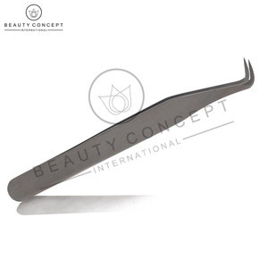 Pinzas de extensión de pestañas de precio competitivo de punta de fibra de acero inoxidable al por mayor por Beauty Concept International - Product Image 3