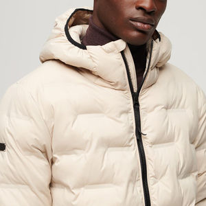 Vestes en peluche pour hommes de rue principale avec logo personnalisé Vestes en peluche pour hommes respirantes et décontractées de haute qualité pour l'hiver Veste d'extérieur en gros - Product Image 2