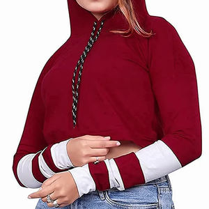 Sweats pour femmes lourds 2024 nouveau Design vêtements d'hiver à capuche avec fermeture éclair et motif imprimé taille XL - Product Image 5