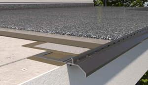 Renoplast ®   Perfil de aluminio para aleros K20, acabados para terrazas y balcones, suelos de resina, sistemas de drenaje - Product Image 2