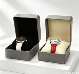 Hot Sales Wholesale Exquisite Flip <b>up</b> <b>Box</b> Pu Leather European Watch <b>Box</b> Single Watch <b>Box</b> Wholesale Customization - Product Image 4