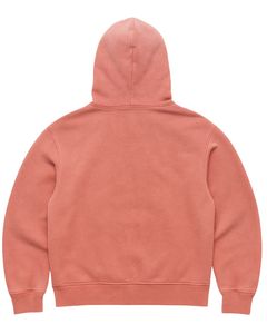 Sweat-shirt à capuche unisexe en molleton lourd de couleur brique, uni, à enfiler, en coton doux, streetwear, poche kangourou, design personnalisé OEM - Product Image 2