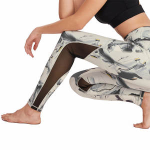 Leggings Sublimados Personalizados para Mujer, Logotipo Personalizado, Transpirables, Tejidos, Cintura Elástica de Alta Calidad, Secado Rápido, para Gimnasio - Product Image 6