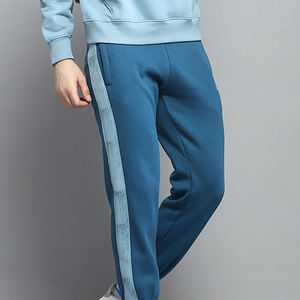 Conjunto de chándal de lana personalizado para hombre al por mayor, Sudadera con capucha y pantalones de chándal para correr, Colección estampada de invierno - Product Image 6