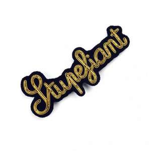 En gros Meilleure Qualité Nouveau Design Bullion Fil Broches Brodé Belle Dentelle De Mode Personnalisée Broche #00655 Prix Bas - Product Image 1