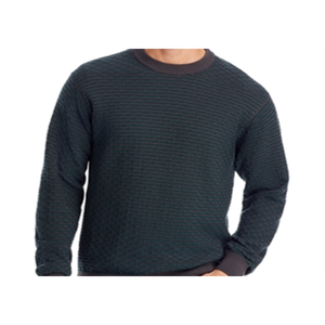 Maglione da uomo Hugo Sonderson in cotone grigio scuro, novità invernale, lavorato a maglia, con logo ricamato e stampato, decorazione termica, realizzato con tecnologia avanzata - Product Image 2