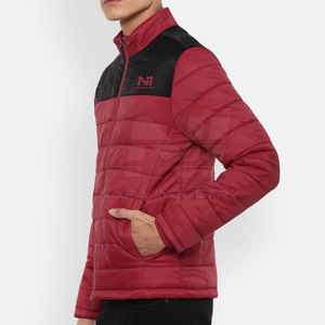 บริการ OEM เสื้อแจ็คเก็ตพัฟเฟอร์ผู้ชายคุณภาพสูง ปักโลโก้ตามสั่ง คอตั้ง แห้งเร็ว ระบายอากาศได้ดี สำหรับใช้ในฤดูหนาว - Product Image 4