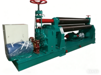 Machine de cintrage électrique automatique à 3 rouleaux avec formage des extrémités pour le traitement de l'acier au carbone, prix usine pour la fabrication métallique