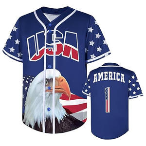 Jersey de uniforme de béisbol personalizado de calidad superior para hombre superventas Jersey deportivo al por mayor en conjuntos - Product Image 1