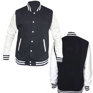 Blouson de Baseball pour homme, veste élégante à côtes, logo imprimé sur mesure, nouveau design, - Product Image 6