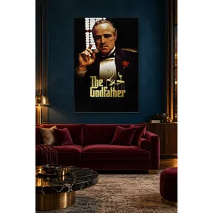 Stampa su Tela del Film <span class=keywords><strong>Il</strong></span> <span class=keywords><strong>Padrino</strong></span> con Don <span class=keywords><strong>Corleone</strong></span> - Product Image 3