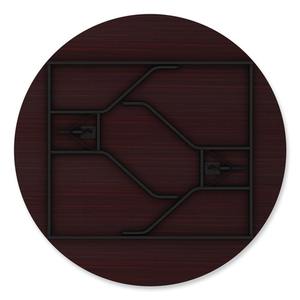 Alera ALEFT7260DMY 59 Pulgadas Diámetro x 29.13 pulgadas Mesa plegable de madera de caoba de 59 pulgadas de altura. Diámetro x 29.13 pulgadas Mesa Redonda Alta - Product Image 3