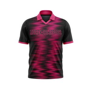 Conjunto de Cricket colorido de uniforme de equipo de nuevo diseño personalizado OEM con logotipos sublimados en Jersey - Product Image 2