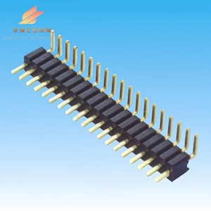 Proveedor de Vietnam de 2,0 MM Aguja de una sola fila Plástico Curvo 90 grados FFC FPC (Flex plano) Conectores Pin de conector hembra - Product Image 1