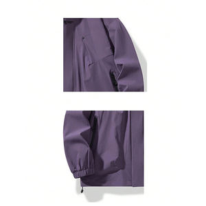 แจ็คเก็ตกันลมใส่ได้ทั้งชายและหญิงแจ็คเก็ตกันลมกันน้ำน้ำหนักเบาระบายอากาศได้สำหรับฤดูใบไม้ร่วง - Product Image 5