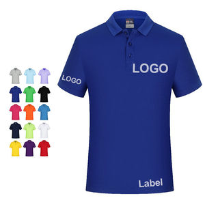 Polo de punto de algodón estampado de moda para hombre 2025 de gran tamaño transpirable y bordado - Product Image 1