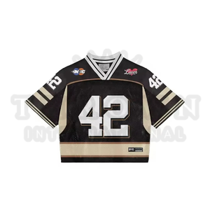 Camiseta Deportiva Unisex de Fútbol Americano y Rugby, Fabricación OEM, Personalizada con Impresión, Corte Cuadrado, Sublimada, de Secado Rápido - Product Image 6