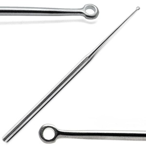 Los mejores instrumentos quirúrgicos aprobados por CE ISO, curetas de oreja Buck de acero inoxidable, productos de cirugía ENT romos, maquinaria alimentada - Product Image 1