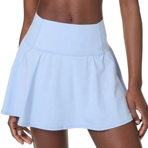 Jupe de tennis sportive à taille naturelle pour femmes enceintes Mini 100% coton Casual Daily Wear Tissu léger - Product Image 1