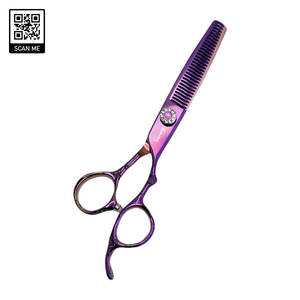 Juego de Tijeras de Peluquería Profesionales de Acero Inoxidable, Ajustables, Ligeras y Seguras - Product Image 3