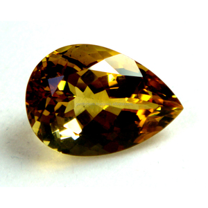 จี้เจียระไนทรงลูกแพร์สีเหลืองมะนาวธรรมชาติขนาดเครื่องประดับทำจากหินวันเกิดธรรมชาติแบบหลวมสำหรับส่งออกจำนวนมาก - Product Image 5