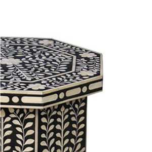 Última decoración del hogar hecho a mano tambor hueso incrustaciones cama taburete lateral Mesa miel peine diseño nuevo lanzamiento para sala de estar - Product Image 5