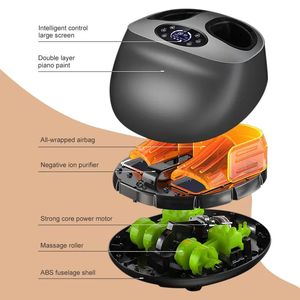 Shiatsu Fuß SPA Wärme Infrarot Vibration Luft kompression heizung Elektrische Walze Bein Waden maschine Fuß massage gerät - Product Image 4