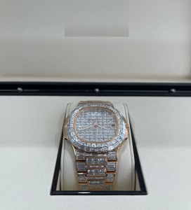 นาฬิกากลไกแบบแอนะล็อกขนาด41มม. ดูหรูหราการเคลื่อนไหวควอทซ์บาแกตตัวเรือนสแตนเลส - Product Image 3