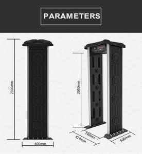유니크스캔 UM500 실외용 ABS 소재 워크스루 금속 탐지기 공항 도어 프레임 금속 탐지기 - Product Image 6