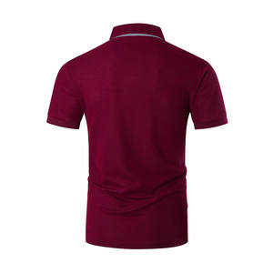 T-shirt polo personnalisé unisexe uni 100% coton vente en gros de polos à manches courtes blanc Streetwear Gym décontracté polos pour hommes - Product Image 5