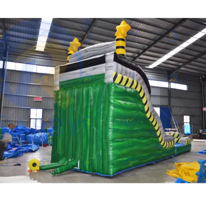 Commercial Inflatable Water Slide Premium PVC Inflatable Slide With Splash Swimming Pool Large Outdoor Blow Up Slip N Slide For - Product Image 2