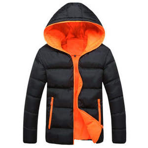 Chaqueta de invierno gruesa impermeable reversible de alta calidad para hombre, cazadora con capucha para exteriores, acolchada de talla grande, nailon Regular personalizado - Product Image 3