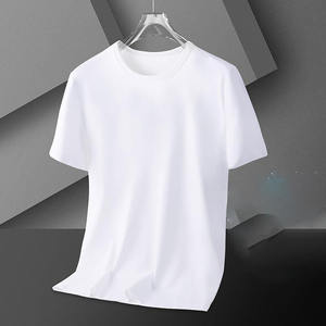 เสื้อยืดผ้าฝ้ายคุณภาพสูงแบบเรียบสำหรับผู้ชาย รับผลิตตามแบบ OEM พร้อมบริการพิมพ์โลโก้แบรนด์ตามสั่ง - Product Image 4