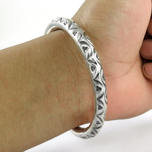 สร้อยข้อมือ S925เงินสเตอร์ลิงสำหรับผู้หญิงขายส่งแบบย้อนยุคลายแกะสลักแบบย้อนยุคหรูหรากำไลข้อมือสร้อยข้อมือสำหรับผู้หญิงขายส่ง - Product Image 2