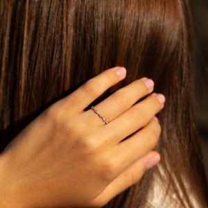 Anillo clásico, joyería para mujer, joyería de estilo bohemio de plata, Plata de Ley 925, Topacio blanco, piedras preciosas, anillo hecho a mano, regalo para esposa - Product Image 2