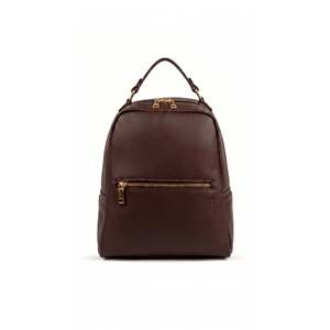 Structured <b>Backpack</b> in Genuine Dollaro Leather - made in Italy - Art. 26128 - Product Image 6