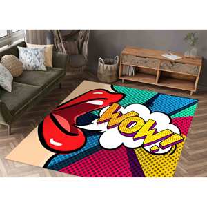 Tapis imprimé graffiti urbain : moderne, antidérapant, décoration d'intérieur idéale pour un cadeau, tapis doux non tissé - Product Image 1