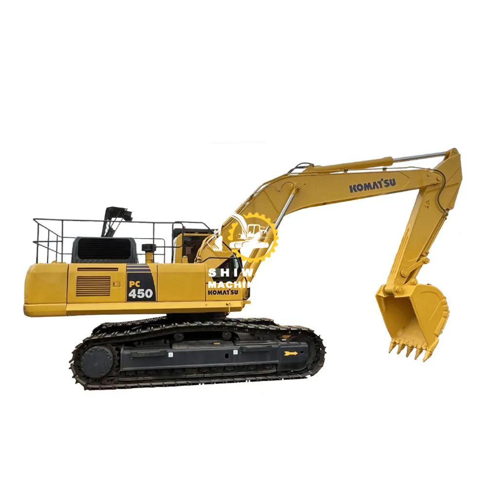 Nhật Bản thương hiệu sử dụng KOMATSU pc450 pc450-8 pc450-7 với tình trạng tốt, máy móc xây dựng lớn bánh xích máy xúc