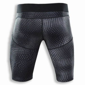 Pantalones Cortos Deportivos de Alta Elasticidad para Hombre, de Secado Rápido, Compresión, para Maratón, Cintura Media, Cierre con Cordón - Product Image 4