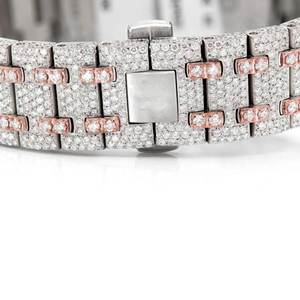 Superventas totalmente personalizado Iced Out Diamond Moissanite Watch para hombres Hip Hop Diamond Jewelry reloj regalo - Product Image 4