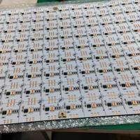 RAYMATES Hoja LED Digital SPI Matriz Luz DC24V SMD5050 RGB Flexible Panel de Hoja LED Recortable 20W Hoja de Retroiluminación LED
