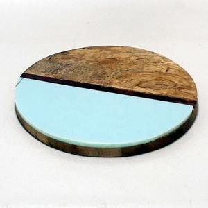 Resin and Wood coaster Hand Made Coaster New Design Flatware Dinnerware Coffee Tea Cup Mat <b>Pads</b> at <b>Cheap</b> Price - Product Image 5