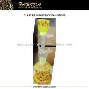 Cachimbas Mini de Vidrio Soplado a Mano Egipcias de Lujo con Acabado de Laca de Color, Marca Farida, Empaquetadas en Bolsa - Product Image 6